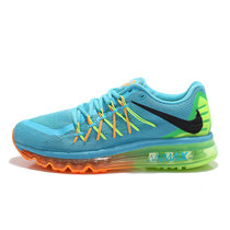 耐克男鞋air max 气垫跑步鞋男女运动鞋新款Nike慢跑鞋(天兰荧光绿桔红 39)