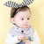 牛奶朋友宝宝小动物卡通时尚双面三角巾点点口水巾围兜韩版(均码（3-36个月） 灰色)