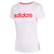 adidas阿迪达斯NEO女装2017春运动休闲圆领短袖T恤上衣BQ0344(白色 XL)