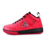 匹克PEAK 男篮球鞋高帮耐磨缓震运动鞋E33533A(锈红/黑色 45)