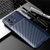 斑马龙 小米11手机壳MI11保护套镜头全包碳纤维纹防摔轻奢商务硅胶软壳(蓝色 小米11)