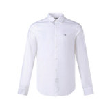 Armani Exchange阿玛尼 男士修身版长袖衬衫 6KZC08 ZNKEZ(1100 白色 S)