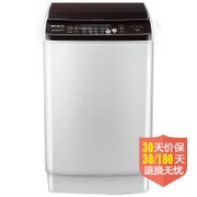 现代(HYUNDAI) XQB75-868GGA 7.5公斤 波轮洗衣机 (灰色) 咖啡色玻璃盖板