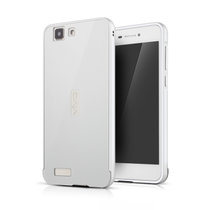 vivo x3l手机壳 vivo x3l手机套步步高x3f金属边框x3v金属外壳(银色)
