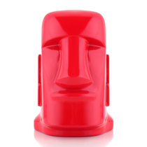 台湾artiart 巨人石像眼镜架 车载墨镜架 车载手机支架 个性装饰(红色)