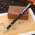 毕加索（PIMIO）签字笔609纯黑丽雅宝珠笔商务4色水笔礼盒(黑宝)