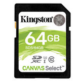 金士顿(Kingston) SDCS/64GBSP TF(Micro SD) 高速行车记录仪存储卡 （计价单位个）