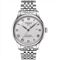 天梭(TISSOT)手表 新款80小时动力存储力洛克系列机械男表T006.407.11.033.00(白色 钢带)