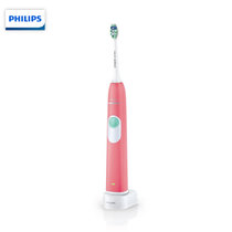 飞利浦（PHILIPS)HX6225粉色 情侣电动牙刷成人充电式智能型声波震动牙刷 清新绿HX6215(甜美粉HX6225)