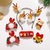 韩国网红公主圣诞节发夹饰品小女孩圣诞老人可爱卡通发卡儿童发饰(16#浮光8件套不带盒 默认版本)