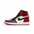 Nike耐克Air Jordan 1 Retro High Bred Toe AJ1乔一黑红脚趾高帮休闲运动鞋 篮球鞋(黑红 46)
