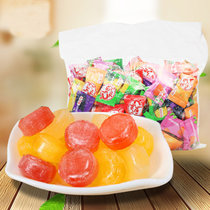 【买一送一】马来西亚进口 可康多口味水果糖500g*1袋 休闲零食 喜糖(多口味)