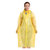 安居先森KS007PE2.5一次性加厚连体时尚雨衣雨披PE 成人均码 黄色（件）