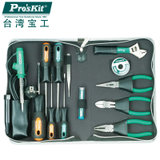 台湾宝工Pro‘sKit PK-2086B 14件家用电工套装工具组维修工具包电讯工具组套