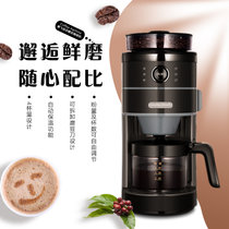 摩飞 摩飞咖啡机家用自动磨豆现磨现煮美式煮咖啡壶 MR1102（黑色）
