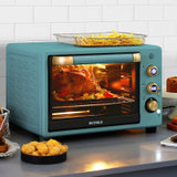 柏翠(petrus)电烤箱 32L家用 小型 多功能智能烘焙 精准控温PE3030GR(热销)