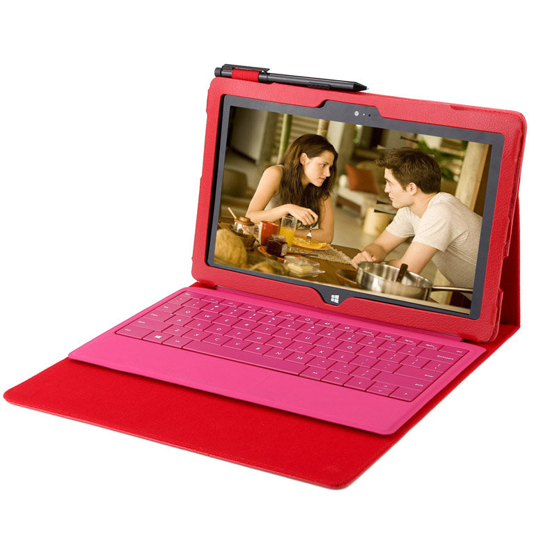 neppt恋品 微软surface rt/rt2平板保护套rt2平板皮套(热情红)