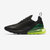 Nike 耐克气垫跑鞋男鞋黑金AIR MAX270休闲运动2018夏季AH8050-008(黑绿色 45)第2张高清大图