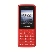 Philips/飞利浦 E103老人机手机直板移动联通大音量按键超长待机(炫舞红)
