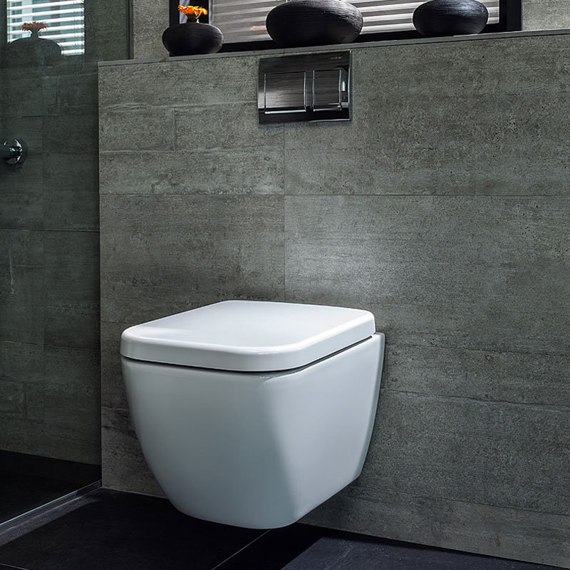 马桶吉博力geberit隐蔽式水箱up300加sigma01白色面板吉博力酷方马桶