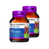 Blackmores澳佳宝 儿童多种维生素咀嚼片60粒保健品(2瓶)