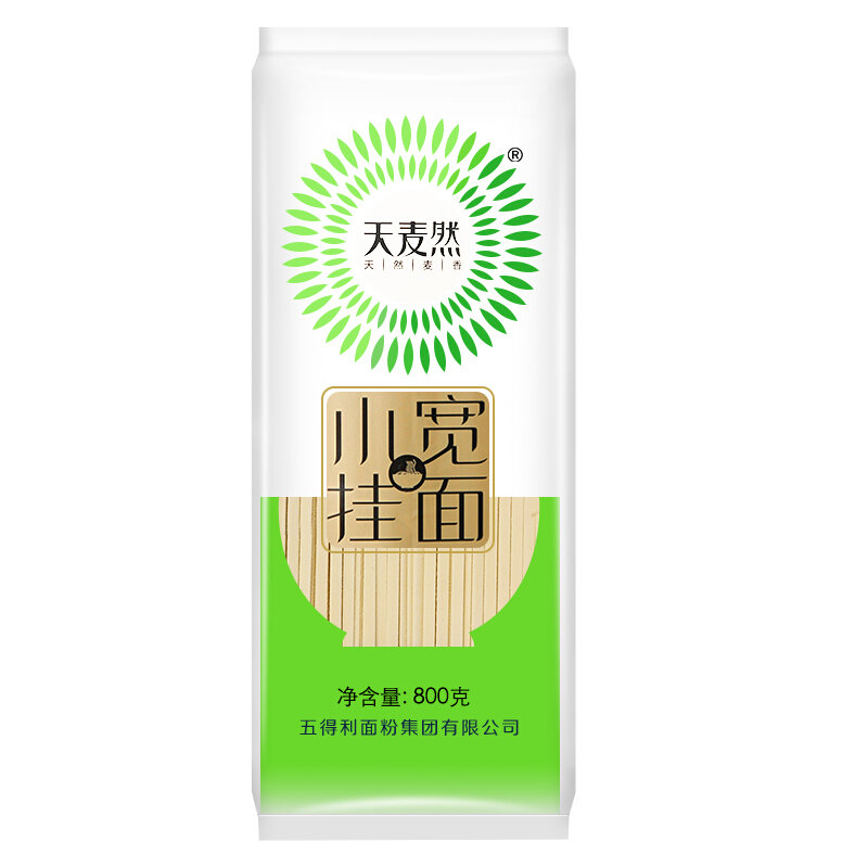 五得利天麦然小宽挂面800g国美超市甄选