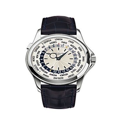 patek百達翡麗白金世界時自動機械男表5130g-001