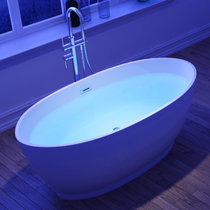 艾吉诺 浴盆浴缸泡澡盆龙头独立式艺术缸无缝对接1.4米1.5米1.6米1.7米