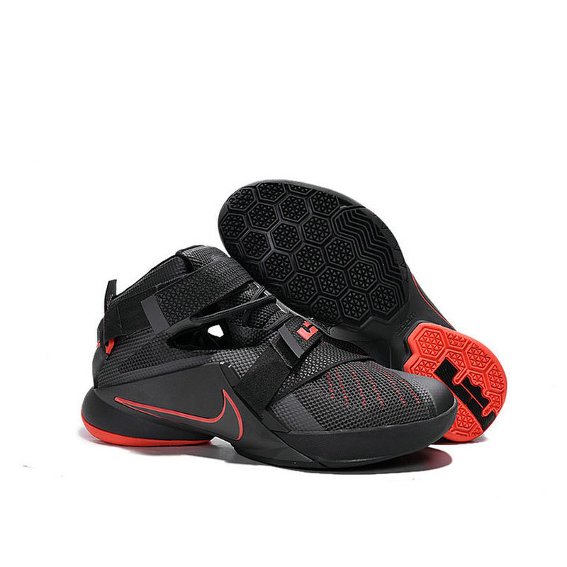 【篮球鞋图片】专柜* 耐克nike 夏季詹姆斯士兵9代实战靴男篮球鞋