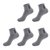 SUNTEK买10双送10双袜子男士中筒四季工作袜加厚运动吸汗透气长筒棉(均码 sport中筒10灰)