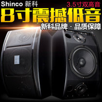 Shinco/新科 DJ-12 DK-450A 8寸10寸专业会议酒吧音响家用KTV卡包音箱一对(DJ-12  8寸音响)