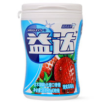 【国美自营】益达木糖醇无糖口香糖(草莓40粒)56g