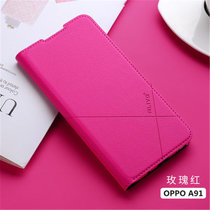 oppoa91手机壳套 OPPO A91保护套a91翻盖式皮套防摔硅胶全包软壳个性创意男女插卡钱包支架外壳(图2)