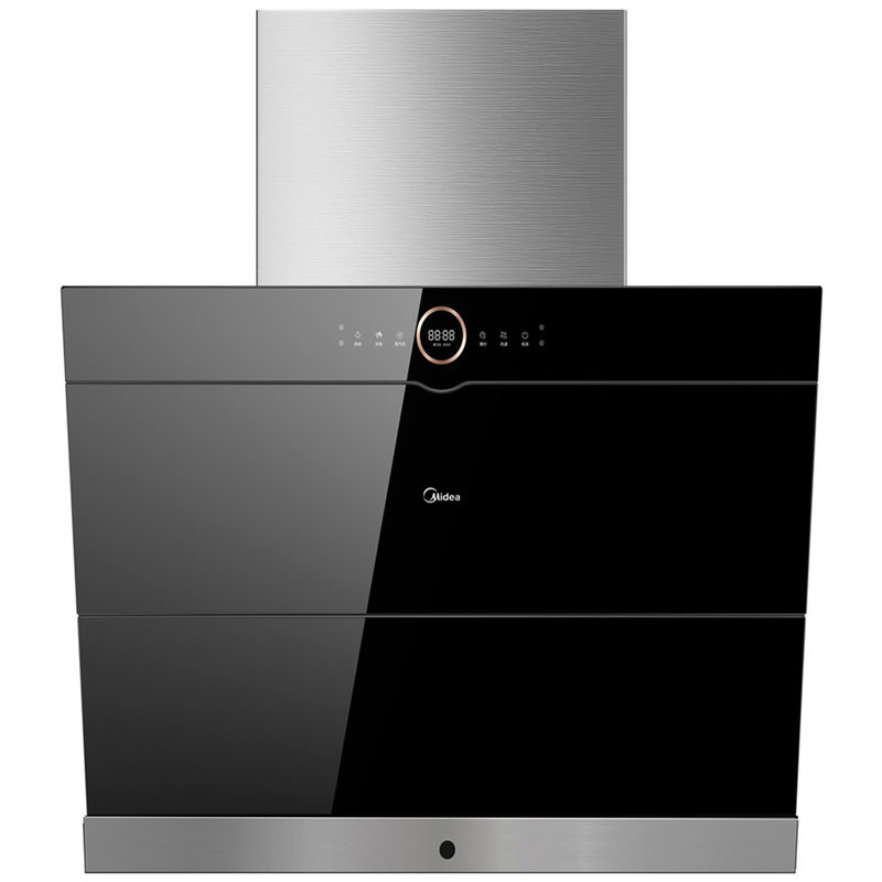 美的(midea)cxw-260-c66c侧吸油烟机黑