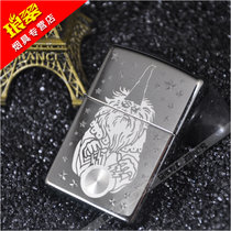 美国原装ZIPPO防风煤油打火机zp黑冰梦幻想家魔法师28644刻字
