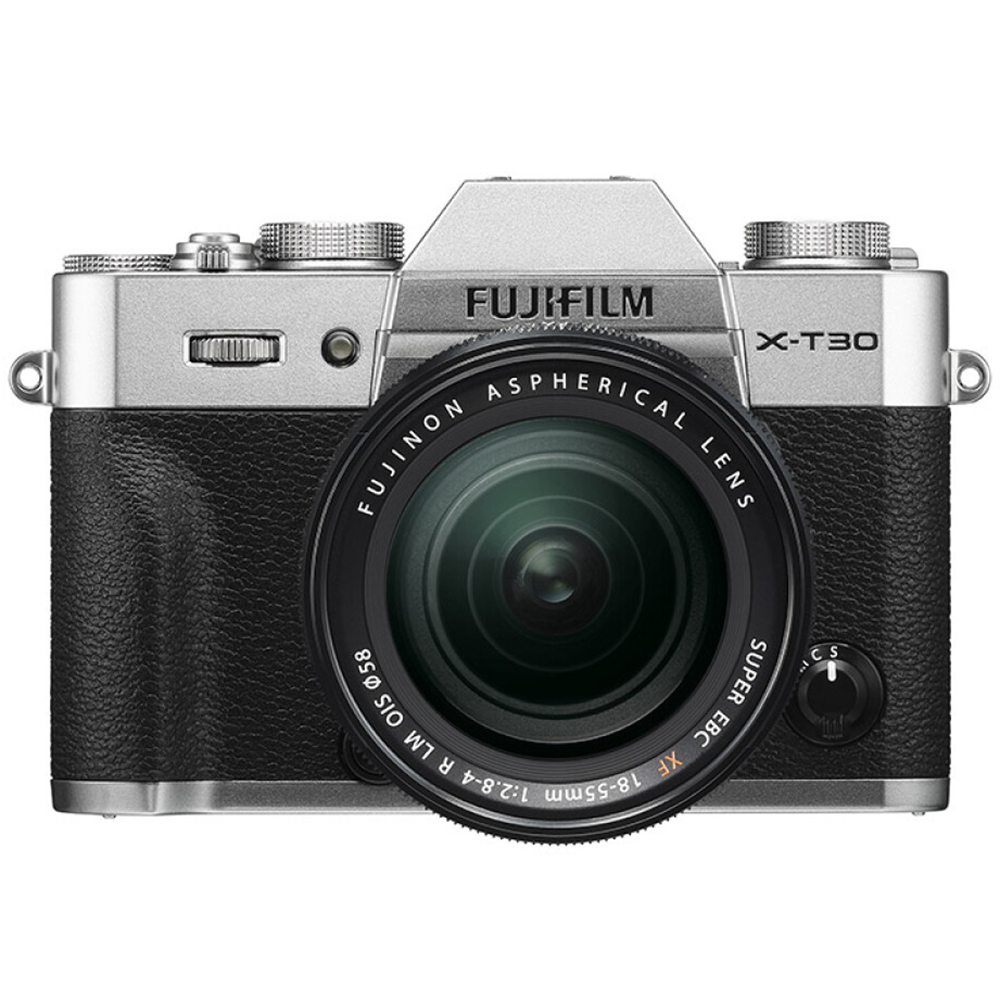 富士（FUJIFILM）X-T30/XT30 XF18-55 微单/照相机 2610万像素 翻折触摸屏 4K 银色