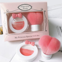 粉色安琪我的公主腮红礼盒密桔粉3.8g 腮红胭脂修颜易上色提升气色