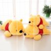 维尼大号生日玩具儿童熊抱枕创意玩偶女生情侣公仔毛绒布娃娃 60厘米 JMQ-052