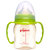 贝亲宽口径PPSU奶瓶 宝宝奶瓶 婴儿塑料奶瓶带吸管握把160/240ML(绿色握把160ml)