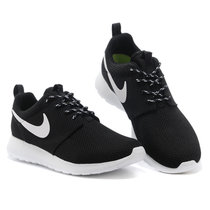 耐克跑鞋 NIKE ROSHE 小run奥运伦敦男子运动鞋男女鞋(黑白色)