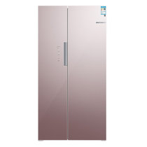 博世(Bosch)BCD-501W(KAS50E66TI)玫瑰金 501L 对开门冰箱 玻璃门 纤薄设计 更窄安装间距 玻璃门 集鲜过滤器