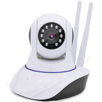 智能无线摄像头Z06H高清网络摄像机家用wifi远程监控器夜视米熊-白色720P 流畅版普清(白色)