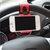 车载 汽车方向盘手机夹(红色 材质)
