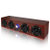 第 一眼 X11 多媒体音箱 台式机笔记本电脑USB桌面低音炮木质音响(红木纹)
