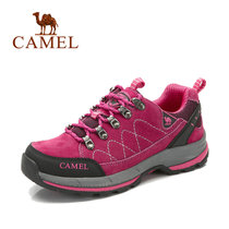 camel骆驼户外登山徒步鞋 新款男女情侣款户外低帮越野登山鞋跑鞋A432303045/A94303620(玫红 36)