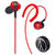 铁三角(audio-technica) ATH-COR150 入耳式耳机 音质出色 运动防汗 音乐耳机 红色