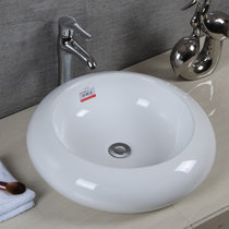 多美吉卫浴圆形陶瓷艺术盆 洗面盆 洗手盆 洗脸盆 台上盆8100(单盆+套餐)