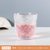 冰川纹玻璃杯可爱水杯家用咖啡杯网红ins风女生酒杯喝水杯子套装(冰川杯-1矮（透明款）)