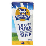 澳大利亚进口 德运 全脂纯牛奶 200ml*24盒/箱