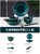 北欧碗碟套装家用描金陶瓷碗盘碗筷餐具套装碗家用2021新款乔迁(描金-孔雀绿8件套)